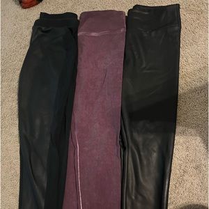 Three pair of Xpress leggings size medium